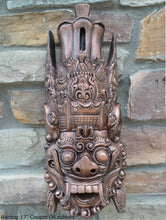 Load image into Gallery viewer, Bali Barong Artifact Carved Mask Sculpture Statue 17" Tall Neo-Mfg