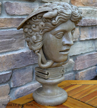 Load image into Gallery viewer, History Medusa Versace Rondanini Bust design Artifact Carved Sculpture Statue 17&quot; www.Neo-Mfg.com Made to order
