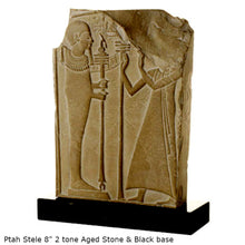 Load image into Gallery viewer, Egyptian Ramesses Ramses II child stele & Ptah Sculpture museum reproduction art 8" www.Neo-Mfg.com home decor
