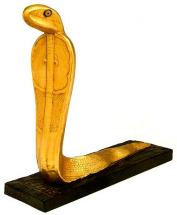 Load image into Gallery viewer, History Egyptian Netjer-Ankh Tut Tomb Artifact Sculpture Statue 12" www.Neo-Mfg.com Museum Replica cobra snake