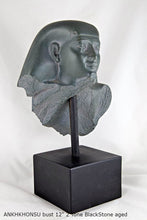 Load image into Gallery viewer, History Egyptian Ankhkhonsu bust Statue Sculpture 12" www.Neo-Mfg.com home decor Museum reproduction