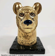 Load image into Gallery viewer, History Egyptian Goddess Sekhmet Lion Bust Sculpture Statue 7" www.Neo-Mfg.com
