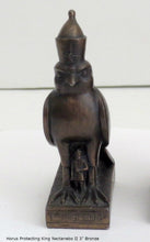 Load image into Gallery viewer, History Egyptian Horus Protecting King Nectanebo II www.Neo-Mfg.com 3" Home decor Rare