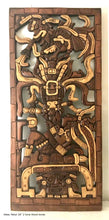 Load image into Gallery viewer, History Aztec Maya King Pakal Carved Sculpture Statue wall plaque 28" Tall www.Neo-Mfg.com Wall art grand scale