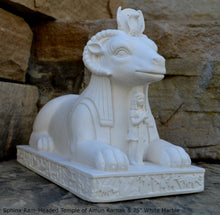 Load image into Gallery viewer, Egyptian Sphinx Ram-Headed Temple Amun Karnak Carving sculpture statue 8.75" www.Neo-Mfg.com