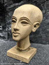 Load image into Gallery viewer, History Egyptian Princess Amarna bust Sculpture 4" www.Neo-Mfg.com home decor Museum Reproduction