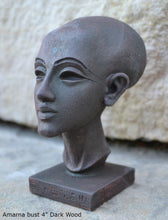 Load image into Gallery viewer, History Egyptian Princess Amarna bust  Sculpture 4&quot; www.Neo-Mfg.com home decor Museum Reproduction
