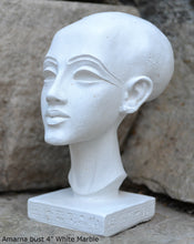 Load image into Gallery viewer, History Egyptian Princess Amarna bust Sculpture 4" www.Neo-Mfg.com home decor Museum Reproduction
