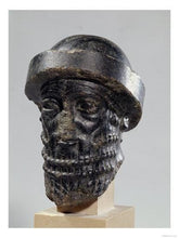 Load image into Gallery viewer, Assyrian Hammurabi Babylonian statue fragment replica Mesopotamian sculpture Artifact 7" www.Neo-Mfg.com