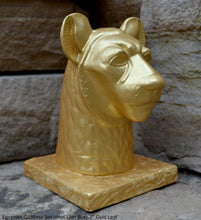 Load image into Gallery viewer, History Egyptian Goddess Sekhmet Lion Bust Sculpture Statue 7" www.Neo-Mfg.com