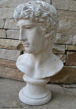 Load image into Gallery viewer, Roman Greek victorious Athlete Bust sculpture 17" www.Neo-Mfg.com home decor Museum reproduction