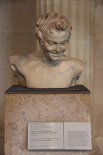 Load image into Gallery viewer, Roman Greek Faun of Vienne Bust Pan Satyr Fauna bust Sculpture wall plaque 10" www.Neo-Mfg.com home decor Museum Reproduction