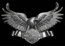 Load image into Gallery viewer, Harley Davidson Vintage Eagle logo wall plaque 10"