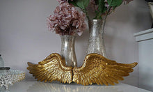 Load image into Gallery viewer, Angel Wings wall sculpture statue plaque www.Neo-Mfg.com 8.5&quot; Each Sold as pair wall decor
