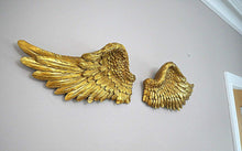 Load image into Gallery viewer, Angel Wings wall sculpture statue plaque www.Neo-Mfg.com 8.5" Each Sold as pair wall decor