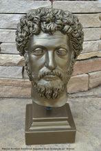 Load image into Gallery viewer, Marcus Aurelius Antoninus Augustus Bust Sculpture 22" Museum Quality www.Neo-Mfg.com