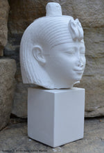 Load image into Gallery viewer, Egyptian Arsinoe II Ancient Bust Sculpture reproduction art 8" www.Neo-Mfg.com home decor