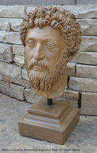 Load image into Gallery viewer, Marcus Aurelius Antoninus Augustus Bust Sculpture 22&quot; Museum Quality www.Neo-Mfg.com
