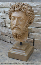 Load image into Gallery viewer, Marcus Aurelius Antoninus Augustus Bust Sculpture 22" Museum Quality www.Neo-Mfg.com