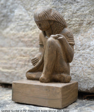 Load image into Gallery viewer, Egyptian Scribe Sculpture reproduction art 2.75" www.Neo-Mfg.com home decor Museum