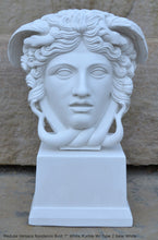 Load image into Gallery viewer, History Medusa Versace Rondanini Bust design Artifact Carved Sculpture Statue 7" www.Neo-Mfg.com Mounted on base