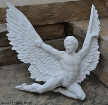 Load image into Gallery viewer, Angel ICARUS Greek Roman Sculptural wall relief carving plaque Statue www.Neo-Mfg.com 17"