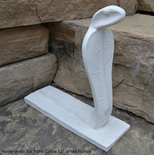 Load image into Gallery viewer, History Egyptian Netjer-Ankh Tut Tomb Artifact Sculpture Statue 12" www.Neo-Mfg.com Museum Replica cobra snake