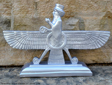 Load image into Gallery viewer, Assyrian Faravahar ahura mazda Persian Persepolis art Sculpture relief 11" www.Neo-Mfg.com
