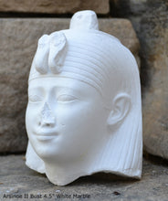 Load image into Gallery viewer, Egyptian Arsinoe II Ancient Bust Sculpture reproduction art 8" www.Neo-Mfg.com home decor