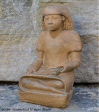 Load image into Gallery viewer, Egyptian Scribe Nebmertouf seated sitting statue Sculpture 5" www.Neo-Mfg.com museum reproduction