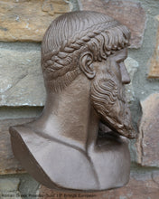 Load image into Gallery viewer, Roman Greek Poseidon bust Sculpture 10" www.Neo-Mfg.com home decor Museum Reproduction