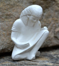 Load image into Gallery viewer, Egyptian Scribe Sculpture reproduction art 2.75" www.Neo-Mfg.com home decor Museum