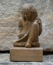 Load image into Gallery viewer, Egyptian Scribe Sculpture reproduction art 2.75" www.Neo-Mfg.com home decor Museum