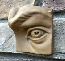 Load image into Gallery viewer, Roman Michelangelo David Eye, Nose or mouth face Plaque Artifact Sculpture www.Neo-Mfg.com museum reproduction Brucciani sold as EACH
