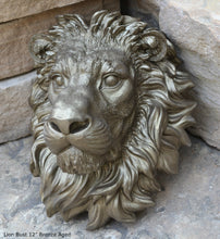 Load image into Gallery viewer, African lion wall Sculpture plaque 12&quot; www.Neo-Mfg.com art decor
