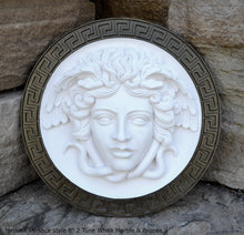 Load image into Gallery viewer, History Medusa Versace design Artifact Carved Sculpture Statue 8" www.Neo-Mfg.com