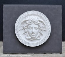 Load image into Gallery viewer, History Medusa Versace design Artifact Carved Sculpture Statue 8" www.Neo-Mfg.com Mounted on Plaque