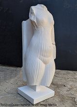 Load image into Gallery viewer, History Egyptian Torso of Queen Nefertiti 12.25" 2 Tone Sculpture museum reproduction art 12" www.Neo-Mfg.com home decor relief