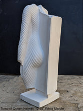 Load image into Gallery viewer, History Egyptian Torso of Queen Nefertiti 12.25" 2 Tone Sculpture museum reproduction art 12" www.Neo-Mfg.com home decor relief