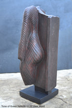 Load image into Gallery viewer, History Egyptian Torso of Queen Nefertiti 12.25" 2 Tone Sculpture museum reproduction art 12" www.Neo-Mfg.com home decor relief