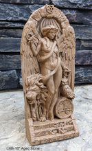 Load image into Gallery viewer, Babylonian Lilith Mesopotamia Sculptural wall relief carving plaque www.Neo-Mfg.com 10"