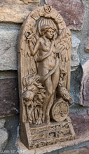 Load image into Gallery viewer, Babylonian Lilith Mesopotamia Sculptural wall relief carving plaque www.Neo-Mfg.com 10"
