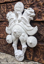 Load image into Gallery viewer, Assyrian Horned Lion griffin Persian Persepolis art Sculpture wall plaque relief www.Neo-Mfg.com 10"