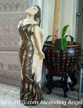 Load image into Gallery viewer, ANGEL Ascending Signature Stone Statue Sculpture 39" tall NEO-MFG