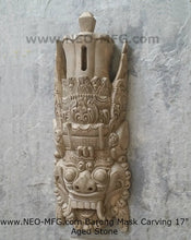 Load image into Gallery viewer, Bali Barong Artifact Carved Mask Sculpture Statue 17" Tall Neo-Mfg