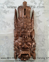 Load image into Gallery viewer, Bali Barong Artifact Carved Mask Sculpture Statue 17" Tall Neo-Mfg