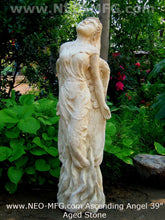 Load image into Gallery viewer, ANGEL Ascending Signature Stone Statue Sculpture 39" tall NEO-MFG