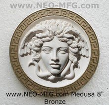 Load image into Gallery viewer, History Medusa Versace design Artifact Carved Sculpture Statue 8" www.Neo-Mfg.com
