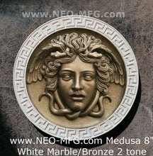 Load image into Gallery viewer, History Medusa Versace design Artifact Carved Sculpture Statue 8" www.Neo-Mfg.com