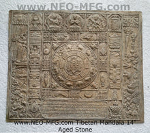 Load image into Gallery viewer, Asia Tibetan Nepalese Mandala Plaque Sculpture 14" Wide www.Neo-Mfg.com Tibet home decor
